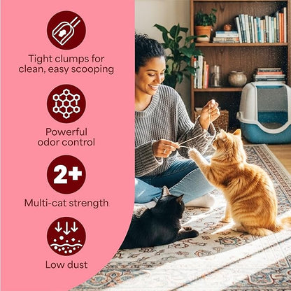 Fresh Step Advanced Extreme Clumping Litter with Febreze Freshness with Mountain Spring Scent, Fights Odor on Contact, 37 lbs. (2 x 18.5 lb. Box)