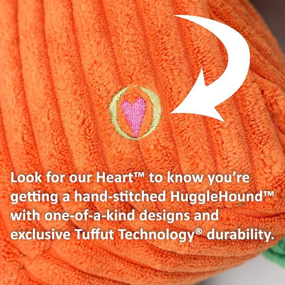 HuggleHounds Knottie Plush Dog Toy - Dog Stuffed Animal, Squeaky Puppy Toys for Small, Medium & Large Breeds, Soft, Durable Plush to Keep Them Busy - Nibblet Anteater, Small