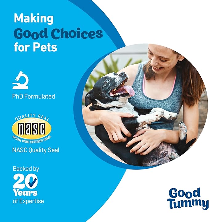Pet HealthWorks Good Tummy Probiotic Chews for Dogs – Supports Digestive Health, Controls Gas, Promotes Healthy Immune Function – Beef Flavor, 60 Soft Chews