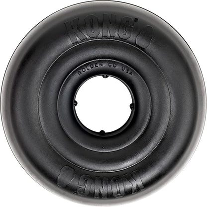 KONG Extreme Donut Dog Toy – Toughest Durable Natural Rubber Chew Toy for Power Chewers – Safe on Teeth & Gums, Fun Bounce & Roll for Indoor and Outdoor Play (Small/Medium)