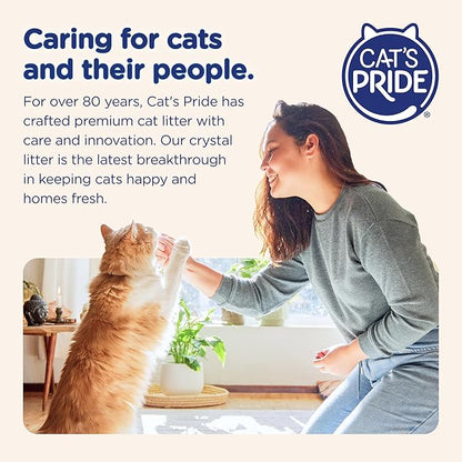 Ultra Micro Crystals Cat Litter - 99.9% Dust Free, Soft on Paws, Fragrance Free - 5 Lbs.
