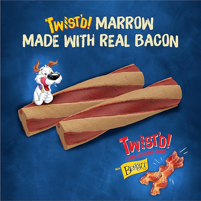 Purina Busy With Beggin' Dog Treats, Twist'd - 10 Count (Pack of 1)