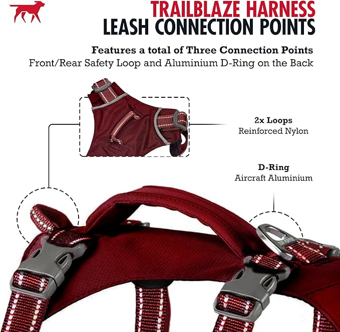Tuff Pupper Escape Proof Dog Harness for Extra Small Dogs | No Pull Lightweight Adjustable Harness | No Escape Multifunctional Outdoor Pet Gear | Strong Durable Breathable | Secure Comfortable Fit