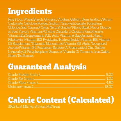 Pedigree Dentastix Large Breed Dog Treats, Beef Flavor, 1.67 lb. Bag (32 Treats)