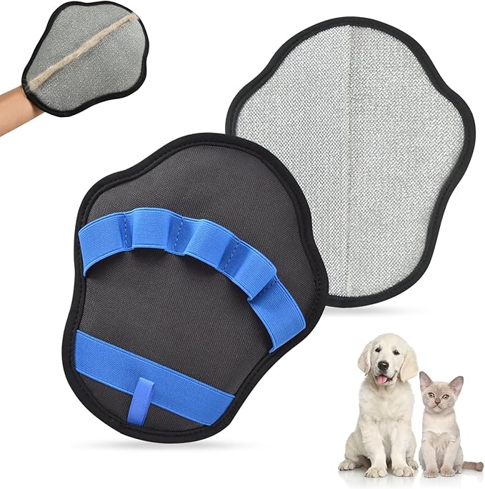 AstraLoom Pet Hair Removal Glove for Cats & Dogs,Upgraded Electrostatic Pet Hair Gloves,Reusable Cat Dog Electrostatic Hair Remover Grooming Glove Brush Tool (1PCS)