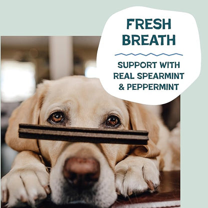 Shameless Pets Dental Chews for Dogs, Variety (4-Pack) - Natural Dog Teeth Cleaning Treats with Fresh Breath Benefits | Grain-Free Dental Sticks for Small, Medium & Large Dogs