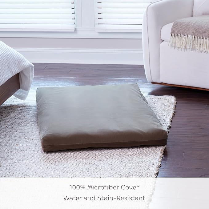 Happy Hounds Cooper Deluxe Reversible Crate Pad - Large - Latte