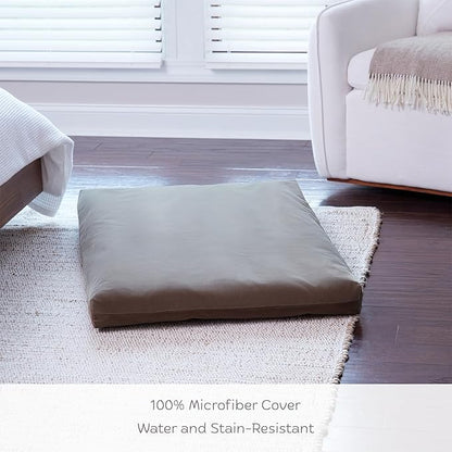 Happy Hounds Cooper Deluxe Reversible Crate Pad - Large - Latte