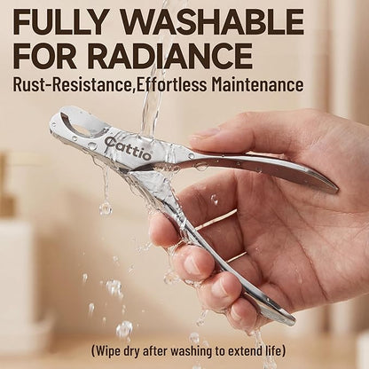 Dog Nail Clippers - All Steel Material, Built-in Spring,Heavy Duty Dog Nail Trimmer Full Metal Razor Sharp Professional for All Dogs Cats with Thick Toena,Dog Nail Trimmers
