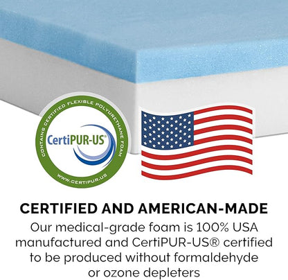 Furhaven Cooling Gel Dog Bed for Large/Medium Dogs w/ Removable Bolsters & Washable Cover, For Dogs Up to 55 lbs - Quilted Sofa - Iron Gray, Large