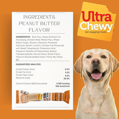 Ultra Chewy Favorites Double Treat Bones, Made in The USA, Healthy Treats, Easy to Digest, Promotes Dental Health (Assorted Flavors, 2 Packs/9 Bones Per Pack)
