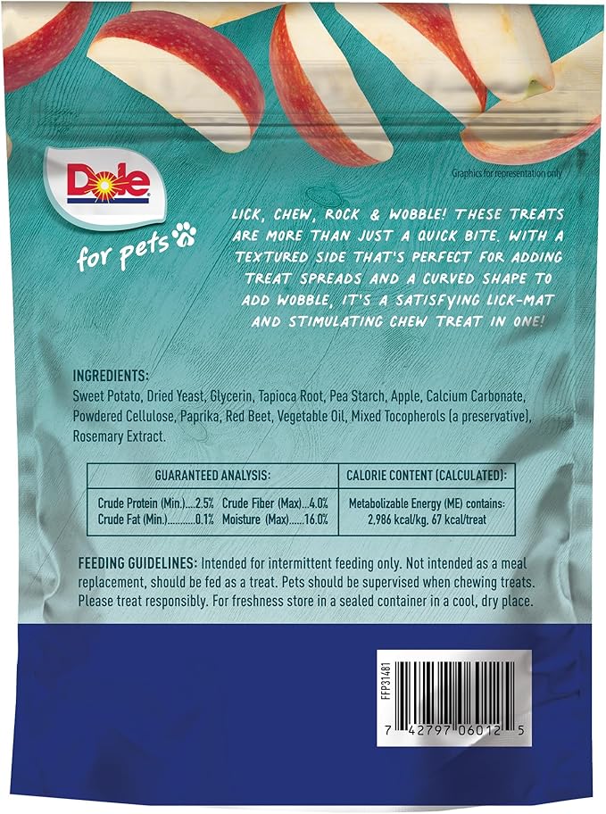 Dole for Pets Lasting Chew, Apple, 8 oz (225 g)