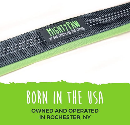 Mighty Paw Ultra Soft Dog Collar - All-Metal Adjustable Buckle for Large and Small Dogs - Super Soft Neoprene Padding for Ultimate Comfort - Heavy-Duty Hardware for Long Lasting Durability