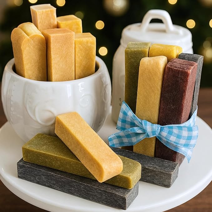 Majestic Pet Himalayan All-Natural Yak Style Cheese Dog Chews Made with 100% Cows Milk- Long Lasting Dental Chew for Dogs - Healthy Pet Treats (Digestive & Immune Support, Regular, 1 Pack)