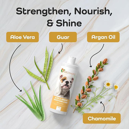Sensitive Care -Tangle-Free-Silky Shine Softening and detangling Shampoo, Delicate Coat Clean & Odor Control Shampoo – Advanced Shine Formula for Dogs (Bulldog, 16 Fluid Ounces)