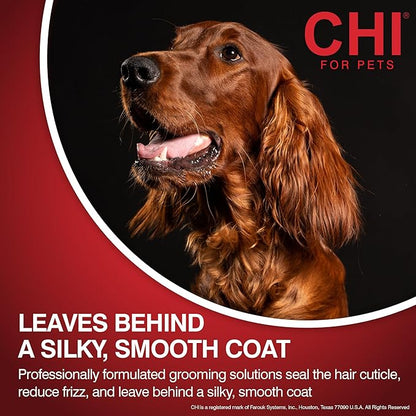 CHI for Dogs Detangling Finishing Spray - Best Leave-In Solution for Tangles and Knots - Dog Grooming Mist for Puppies and Adults - Sulfate and Paraben Free - Made in USA, 10 Fl Oz