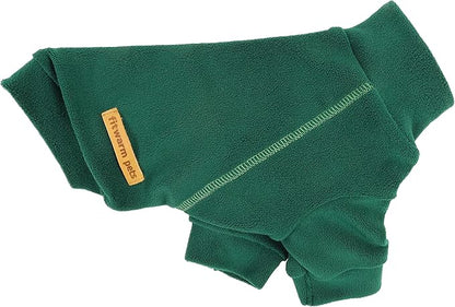 Fitwarm 3 Pack Fleece Sweater, Turtleneck Sweatshirt, Winter Clothes for Small Dogs & Cats, Pet Pullover Jumper, Cat Apparel, Dark Green, Teal Green, Olive Green, XS