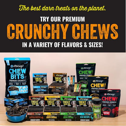 etta says! Premium Crunchy 7" Turkey Chews - Grain-Free Dog Treats, Good for Teeth, Easy to Digest - Made in The USA (20 Count Pack of 1)