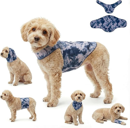 DAJIDALI® Dog & Cat Anxiety Vest & Female Spay Recovery Suit – Silent No-Velcro Calming Wrap – Universal Fit for All Breeds (Including Corgi & Frenchie)