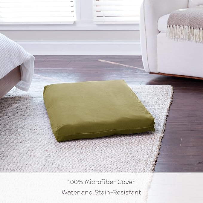 Happy Hounds Cooper Deluxe Reversible Crate Pad - Medium - Moss