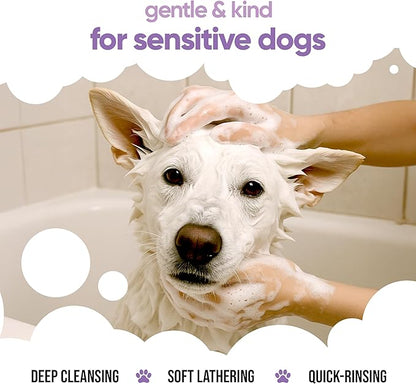 White Dog Shampoo by Buddycare | Brightening and Whitening Shampoo for Dogs | Deep Cleansing, Fresh Scented | with Aloe Vera and Pro Vitamin B5 (50.72oz)