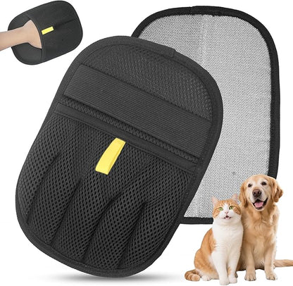 Reusable Pet Hair Removal Glove for Dogs & Cats, Electrostatic Pet Hair Gloves, Pet Hair Remover Tool for Furniture, Carpets, Sofas and Beds(2pcs)