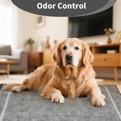 Charcoal Infused Pee Pads for Dogs 30 Count XL 6 Layer Puppy Pads with Odor Control, 28"x34" Training Underpads for Dogs, Cats, and Pets, Extra Large Wee Wee Floor and Furniture Protectors