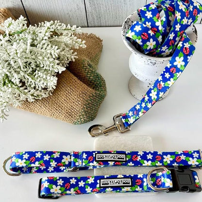 Lucky Love Dog - Adjustable Dog Collar with Easy Click Buckle for Large Ones, Durable, & Comfortable for Male & Female Dogs, Pet Collar for Puppies & Adult Dogs - Lilian, Large