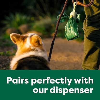 Earth Rated Poop Bags for Dogs Guaranteed Leak Proof and Extra Thick Waste Bag Refill Rolls, Unscented, 120 Bags