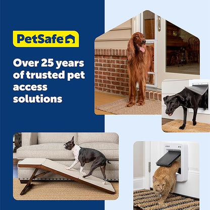 PetSafe CozyUp Folding Dog Stairs, Portable Indoor/Outdoor Pet Steps for Bed, Couch & Car, Grey, 25 Inch