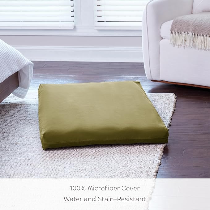 Happy Hounds Cooper Deluxe Reversible Crate Pad - Large - Moss