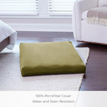 Happy Hounds Cooper Deluxe Reversible Crate Pad - Large - Moss