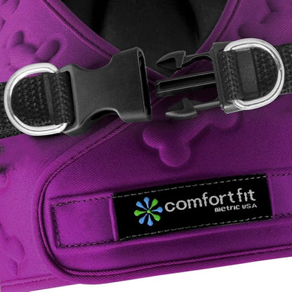 Comfort Fit Dog Harness No Pull No Escape Harness Adjustable Buckles Soft Padded Reflective Choke Step in Dog Vest with Easy Control Handle for Small Medium Large Dogs & Puppies