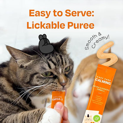 Chogong Easy Care Calming – Lickable Supplement for Cats, Calming & Stress Relief Support, Tuna Flavor, 30 Tubes