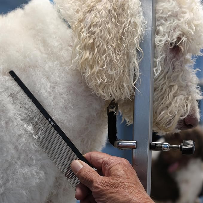 FlexIt Dog Grooming Comb - Perfect for Undercoat Deshedding, Undercoating & Finishing (Comb Only)