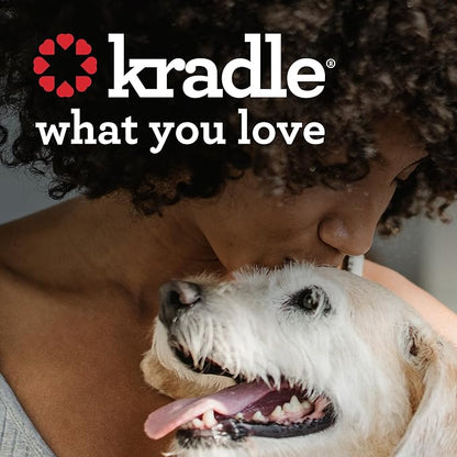 Kradle Calming & Skin Chews for Dogs - 2 Pack (75 Each) - L-Theanine GABA + Biotin Collagen - Occasional Anxiety Support & Soothes Environmental Skin Irritation
