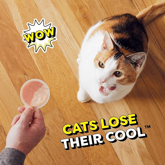 Temptations Lickable Spoons Adult Wet Cat Treat, 24 Spoons, Variety Pack