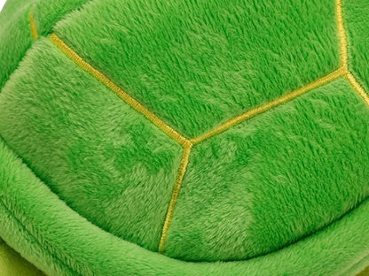Flourish Pets 3 in 1 Multi-Layer Chew Toy for Active Dogs | Non-Toxic BPA Free Double Stitched Soft Fabric Exterior Dog Toys | Long-Lasting Dog Plush Toys - Large Turtle 9.5"