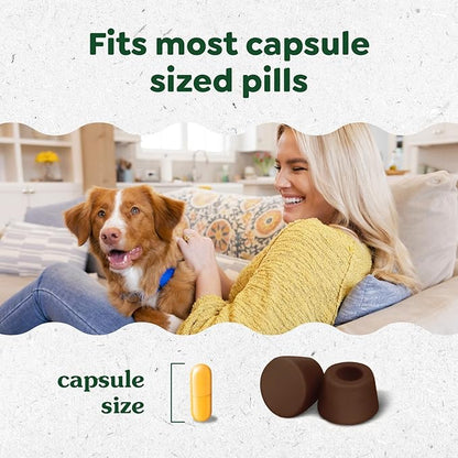 Greenies Pill Pockets for Dogs, Large Size Soft Dog Treats, Hickory Smoke Flavor, (6) 7.9 oz. Pouches