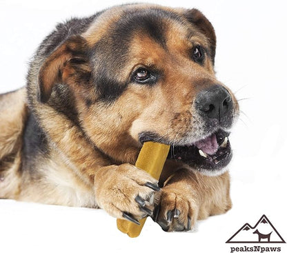 peaksNpaws Premium Yak Cheese Dog Treats - Natural Yak Chews from Himalayan Mountains - Grain Free, Lactose Free - Easily Digestible, 100% Eco-Friendly Packaging (3 Lb. Bag)