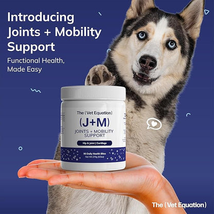 Joints & Mobility Support for Dogs – Duck-Flavored, 90 Chews – with Glucosamine, Chondroitin & Hyaluronic Acid – Supports Joint Health, Cartilage & Flexibility for Active Mobility