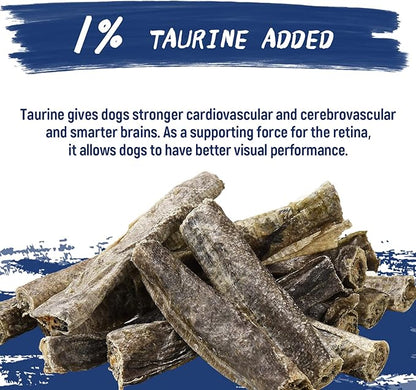 PAWUP Dog Treats, Cod Skins Dog Treat with Taurine, One-Ingredient Grain-Free Chew Fish Skin Rolls Rich in Omega3, 8 oz (4-6 Count)