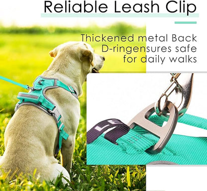 ThinkPet No Pull Harness Breathable Sport Vest with Handle-Dog Harnesses Reflective Adjustable for Medium Large Dogs