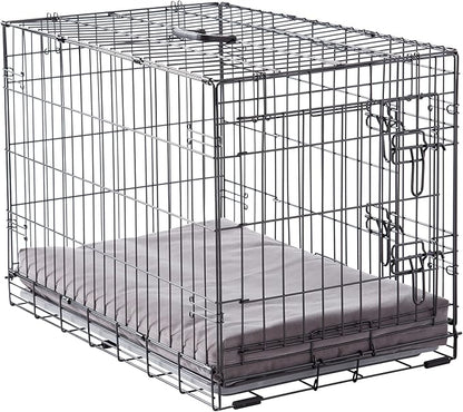Happy Hounds Cooper Deluxe Reversible Crate Pad - Small - Gray