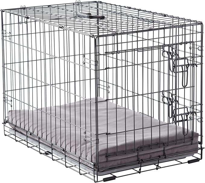 Happy Hounds Cooper Deluxe Reversible Crate Pad - Extra Large - Gray