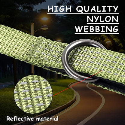 Wolfone Long Line Dog Leash with Padded Handle Army Green 3m Training Leashes Reflective Leads for Dogs Outside