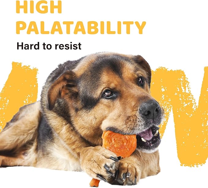 iPaw Turkey Tendons for Dogs 40 Pcs Bulk Pack, 100% Turkey and US Sourced Raw Material, Hypoallergenic, All Natural Human Grade Puppy Chew, Rawhide Alternative Dog Treats, Lollipop (Small)