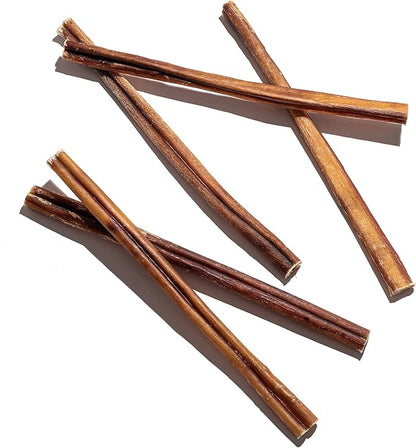 Jack&Pup 12 Inch Bully Sticks for Dogs (10 Pack) Extra Thick Dog Chews Long Lasting, Odor Free, Single Ingredient, 100% Beef Bully Sticks for Large Dogs