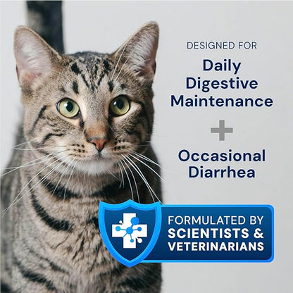 AnimalBiome Cat Probiotics - GMP Prebiotics and Probiotics - Reduces Diarrhea Flareups for Cats - KittyBiome