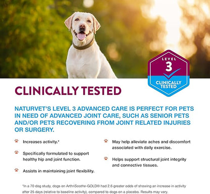 NaturVet Time Release ArthriSoothe Gold Tablets, 90 Pills